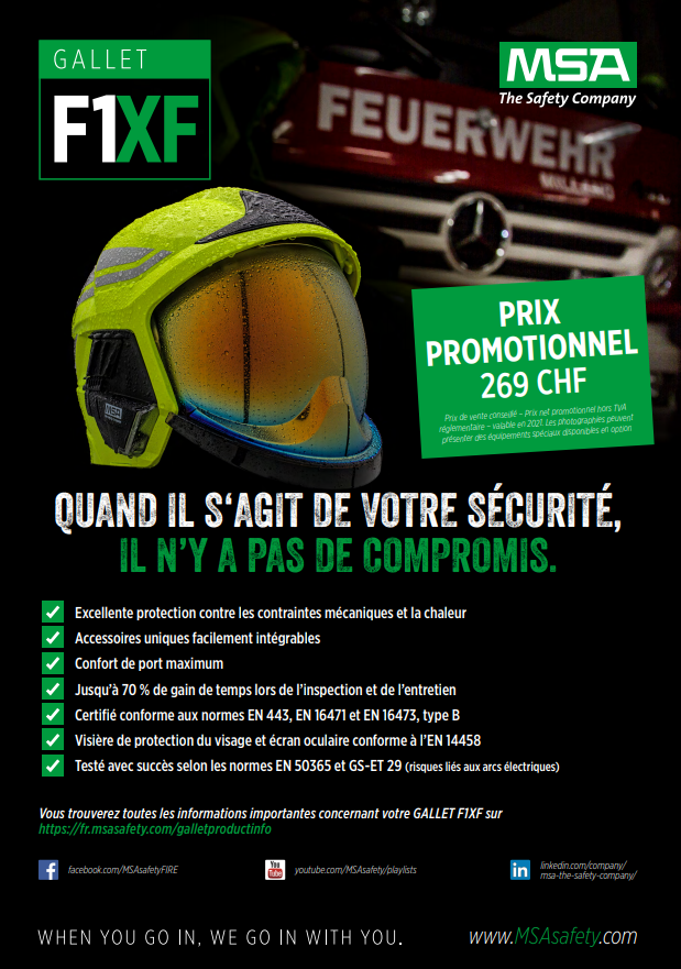 Action casque Gallet F1XF